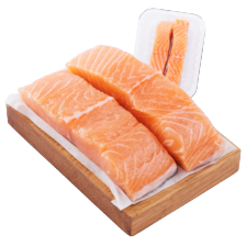 Vis Marine verse zalmfilet met huid